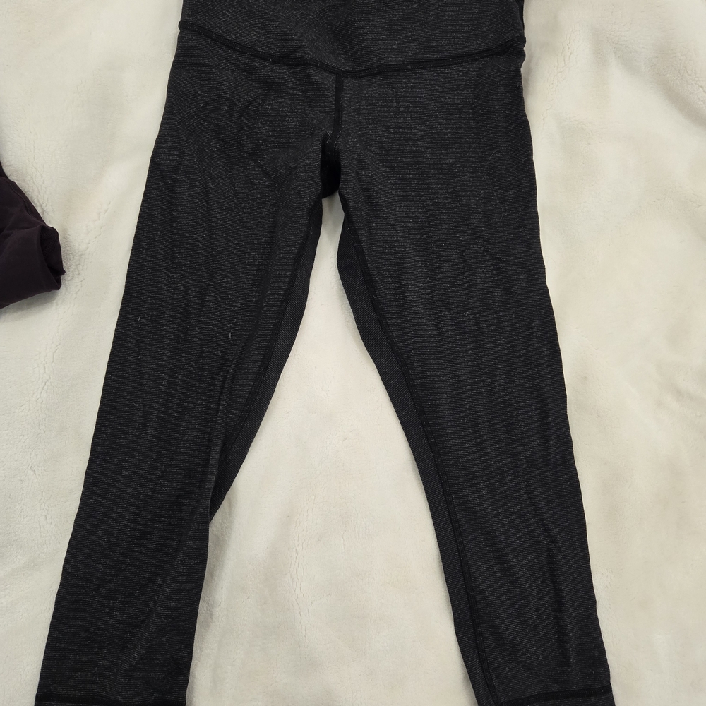 Lululemon Athletica Charcoal Gray Leggings